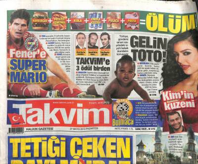 Takvim Gazetesi 27 Mayıs 2013 - Russell Crowe İstanbulda GZ104710 - 1