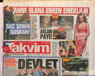 Takvim Gazetesi 27 Mayıs 2015 - Hainlerin Onlarca Saldırısı Türkiyeyi Durduramadı GZ116602 - 1
