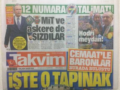Takvim Gazetesi 27 Ocak 2014 - İşte O Tapınak GZ29678 - 1