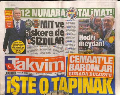 Takvim Gazetesi 27 Ocak 2014 - Sergen Yalçın Mancınıye Ders Verdi ! GZ98964 - 1