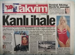 Takvim Gazetesi 27 Şubat 1997 Alpaya Küfür Edilirse Kartal Maçı Bırakacak - GZ44297 - 1