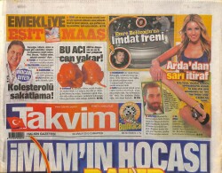 Takvim Gazetesi 28 Aralık 2013 - İmamın Hocası,David Johnson Çıktı GZ101092 - 1