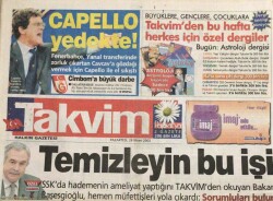 Takvim Gazetesi 28 Nisan 2003 -Erdoğan Hem Kılınça Hem Arınça Çattı GZ45038 - 1