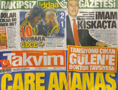 Takvim Gazetesi 28 Ocak 2014 - Tansiyonu Çıkan Gülene Doktor Tavsiyesi Çare Ananas GZ107481 - 1