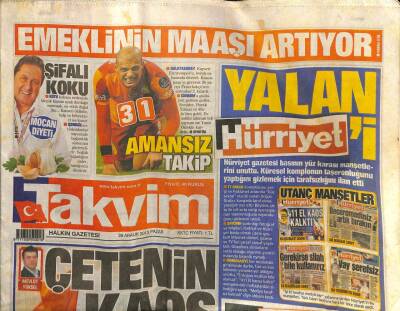 Takvim Gazetesi 29 Aralık 2013 - Ebru Gündeşe Dost Desteği GZ101142 - 1