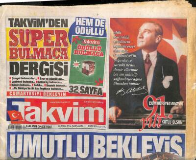 Takvim Gazetesi 29 Ekim 2014 - HSYKnın Yeni Üyeleri Görev Bölümü Yaptı GZ106305 - 1