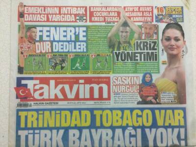 Takvim Gazetesi 29 Eylül 2015 - İdilden Engine Büyük Jest, Uçakta Kavga GZ47195 - 1