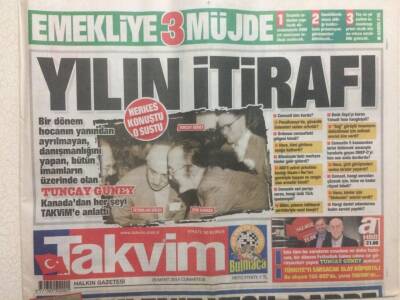 Takvim Gazetesi 29 Mart 2014 - Tuncay Güneyden Yılın İtirafı GZ29446 - 1