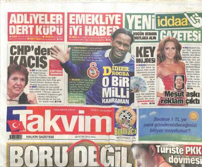 Takvim Gazetesi 29 Ocak 2013 - Cem Yılmaz Büyük Başarı Yakaladı 3 Milyon Seyirci GZ104712 - 1