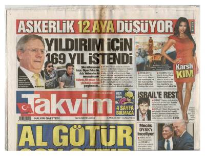 Takvim Gazetesi - 3 Aralık 2011 - Erdoğan ABD Başkan Yardımcısı Joe Bidenla Görüşecek GZ48001 - 1