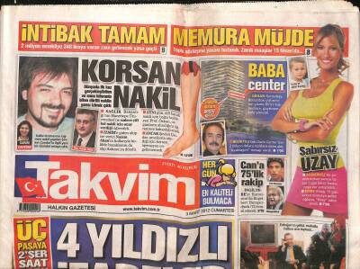 Takvim Gazetesi 3 Mart 2012 - Almanya Mesut Özil Oldu - Orhan Gencebay Gayrimenkule Yöneldi GZ124586 - 1