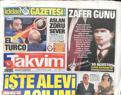 Takvim Gazetesi 30 Ağustos 2013 - İşte Alevi Açılımı, Esadın Son Günü GZ104874 - 1