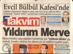 Takvim Gazetesi 30 Ekim 1999 - Merve Kavakçı, Vatandaşlık Yasası İçin Evlendi - Rusya'ya Türk Milletvekilleri Alınmadı GZ158094 - Gökçekoleksiyon