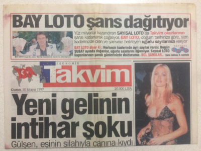 Takvim Gazetesi 30 Mayıs 1997 - Trabzonsporda Tolunay Kavgası Büyüyor GZ24254 - 1