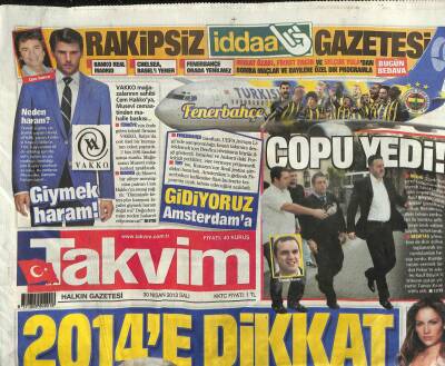 Takvim Gazetesi 30 Nisan 2013 - Erdoğan Teşkilata Emir Verdi Daha Çok Mesai GZ107611 - 1
