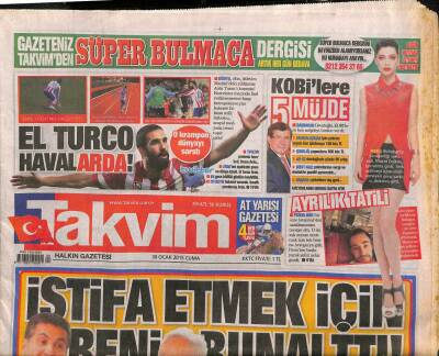 Takvim Gazetesi 30 Ocak 2015 - Yılmaz Erdoğan,Tören Sonrası Dünyaca Ünlü Aktris Cate Blanchett İle Selfie Çekti GZ106308 - 1