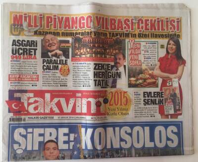 Takvim Gazetesi 31 Aralık 2014 - Rus Lideri Putin Hedef İslamda GZ20895 - 1