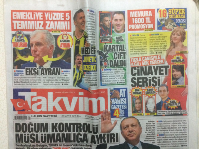 Takvim Gazetesi 31 Mayıs 2016 - Buğra Toplusoy Ve Ceyda Ateş Aşkında Mutlu Son GZ27664 - 1