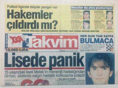 Takvim Gazetesi - 31 Ocak 1997 - Haşarı Basketçinin Seksi Pozu GZ46810 - 1