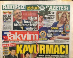 Takvim Gazetesi 31 Ocak 2014 - Nejat İşler Yoğun Bakımda GZ101137 - 2