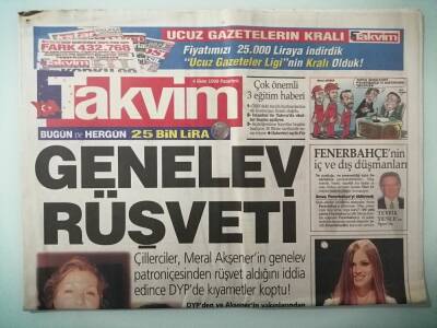 Takvim Gazetesi 4 Ekim 1999 Müthiş İkiliden Müthiş Bir Dizi -GZ14787 - 1