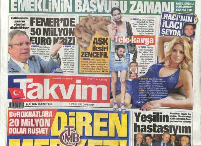 Takvim Gazetesi 4 Eylül 2013 - Engelleri Aşan Star Tarkan GZ104713 - 1