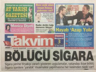 Takvim Gazetesi 4 Mart 2006 - Kadir İnanırın Bilinmeyenleri GZ34124 - 1
