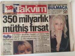 Takvim Gazetesi - 4 Şubat 1997 - Sayısal Latonun En Az 350 Milyara Ulaşması Bekleniyor - GZ47011 - 1