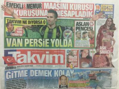 Takvim Gazetesi 4 Temmuz 2015 - Aşk Smacı,Çağatay Ulusoy,Serenay Sarıkaya GZ29437 - 1
