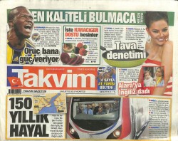 Takvim Gazetesi 5 Ağustos 2013 - Marmaray,150 Yıllık Hayal GZ101101 - 2