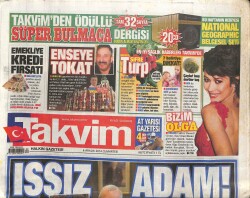 Takvim Gazetesi 6 Aralık 2014 - Ankarada Yapılan Yeni Cumhurbaşkanlığı Sarayına Tatlısesten Destek GZ100118 - 1