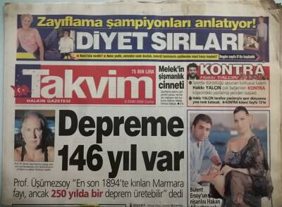 Takvim Gazetesi 6 Ekim 2000 Bülent Ersoyun Nişanlısı Hakan Alkoçtan Şok Açıklamalar -GZ44664 - 1