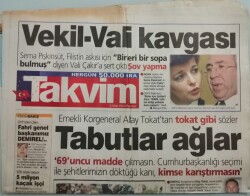 Takvim Gazetesi 6 Mart 2000 Celal Bayar Seçimle Geldi Darbeyle Gitti -GZ44660 - 1