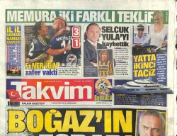 Takvim Gazetesi 7 Ağustos 2013 - Boğazın Esrarı GZ101159 - 2