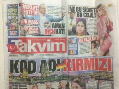 Takvim Gazetesi 7 Aralık 2016 - Gülben Ergen,Erhan Çelik Aşkı İki Yılda Bitti GZ29439 - 1
