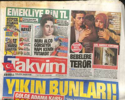 Takvim Gazetesi 7 Mayıs 2015 - Gölge Adama Karşı Doğru Adam GZ107742 - 1