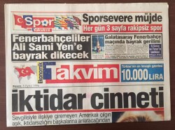 Takvim Gazetesi 8 Eylül 1996 - Ankara 21.Asır Eğitim Ve Sanat Asrı Olacak GZ10261 - 2