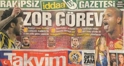 Takvim Gazetesi 8 Mayıs 2012 - Sarkozy Fransada Alay Konusu Oldu GZ101089 - 1