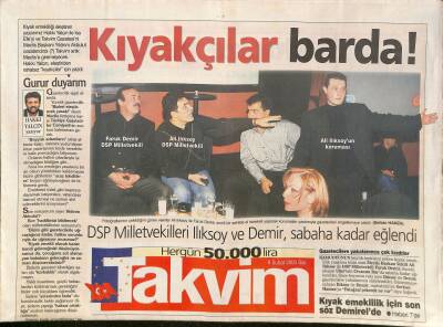 Takvim Gazetesi 8 Şubat 2000 - Sergenden İnciler Galatasaray Tam Kafama Göre - Esin İle Serdar Ortaç Sürprizi GZ127449 - 1