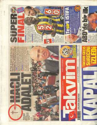 Takvim Gazetesi 9 Mayıs 2013 - 1 Demet 3 Pişti, Hadiseye Ödül İcat Ettiler GZ101138 - 1