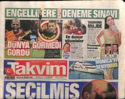 Takvim Gazetesi 9 Nisan 2014 - Çalışma Bakanı Faruk Çelik , Taşeron İşçilerine Müjde Verdi GZ100280 - 2