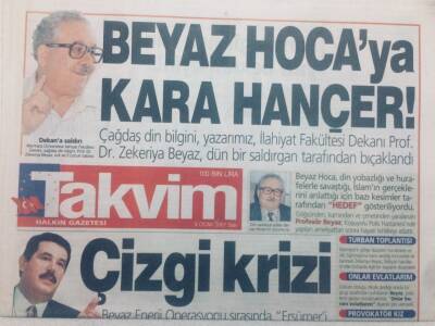 Takvim Gazetesi - 9 Ocak 2001 - Hande Ataizi Hamile Kalmadan Kürtaj Mı Oldu? GZ46808 - 1