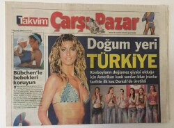 Takvim Gazetesi Çarşı Pazar Eki 2 Ağustos 2003 - Blue Jeanlar Tarihte İlk Kez Denizlide Üretildi GZ13598 - 1