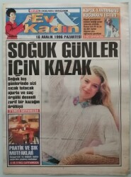 Takvim Gazetesi Ev&Kadın Eki 16 Aralık 1996 Soğuk Günler İçin Kazak -GZ44507 - 2