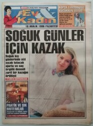 Takvim Gazetesi Ev&Kadın Eki 16 Aralık 1996 Soğuk Günler İçin Kazak -GZ44507 - 1