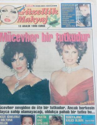 Takvim Gazetesi Güzellik Eki 13 Aralık 1996 - Mücevher Bir Tutkudur GZ41021 - 1