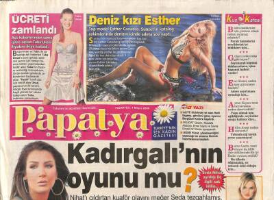Takvim Gazetesi Papatya Eki 1 Mayıs 2006 - Seray Sever, Çıkardığı Single İle Yerden Yere Vuruldu GZ96439 - 1