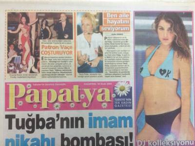 Takvim Gazetesi Papatya Eki 10 Ocak 2005 - Tuğba Altıntopun İmam Nikahı Krizi GZ35374 - 1