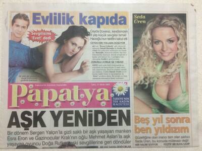 Takvim Gazetesi Papatya Eki 11 Ekim 2005 - Seda Üren 5 Yıl Sonra Ben Yıldızım GZ47206 - 1