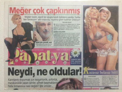 Takvim Gazetesi Papatya Eki 12 Aralık 2003 - Müjdat Gezen Meğer Çok Çapkınmış GZ24285 - 1